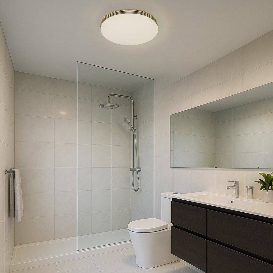 Rabalux - LED kopalniška stropna svetilka LED/18W/230V IP44, premer 34 cm