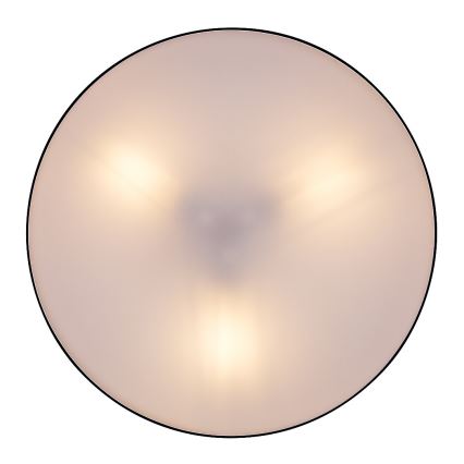 Rabalux - Zunanja stropna svetilka 3xE27/9W/230V premer 39 cm IP43 črna