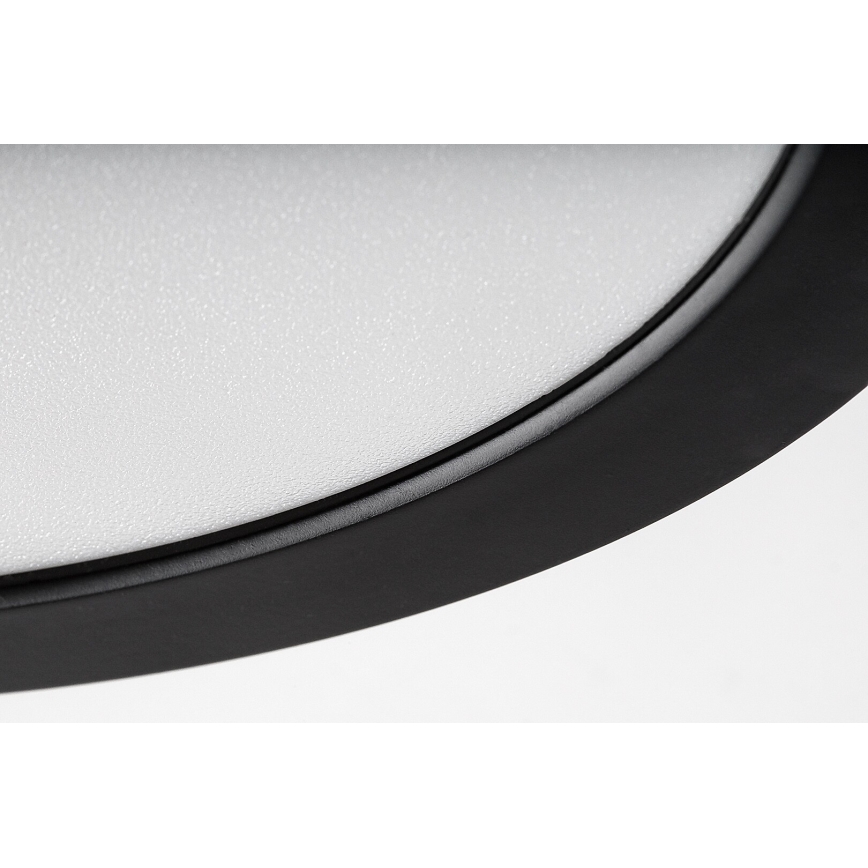 Rabalux - LED kopalniška stropna svetilka LED/24 W/230 V, Ø 22 cm, IP44, črna