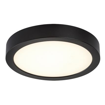 Rabalux - LED kopalniška stropna svetilka LED/24 W/230 V, Ø 22 cm, IP44, črna