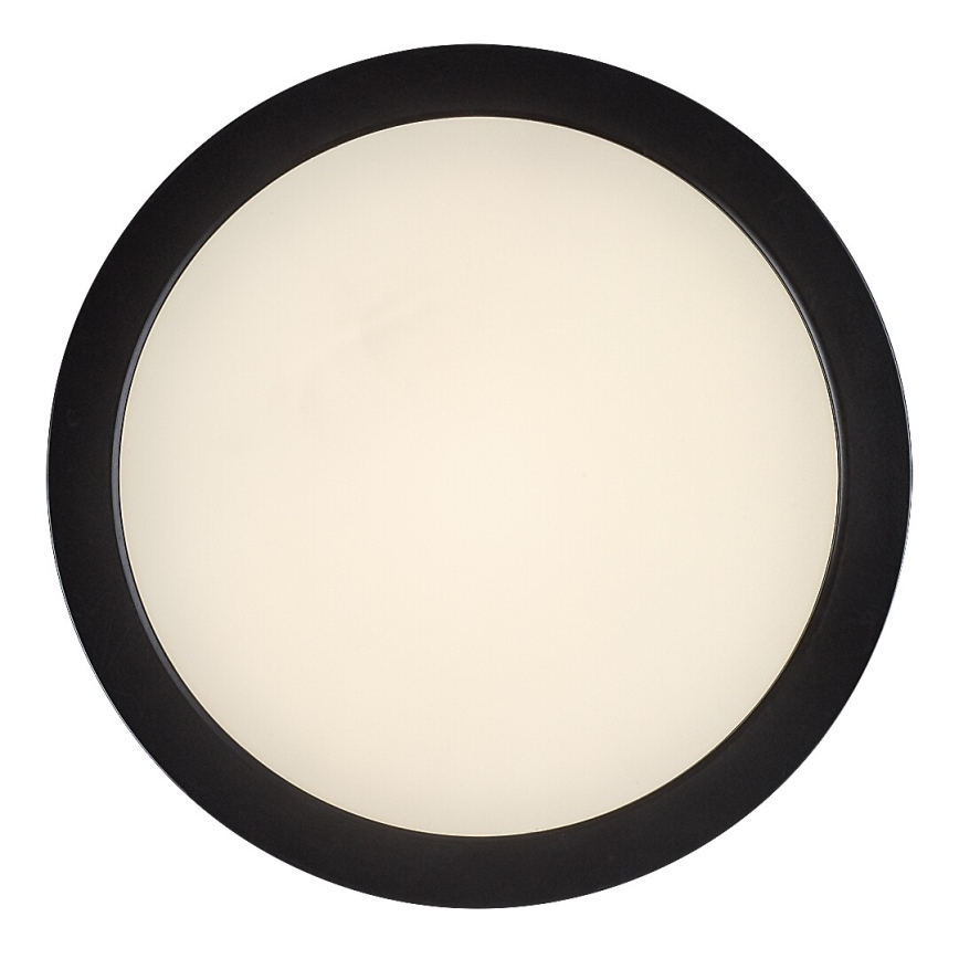 Rabalux - LED kopalniška stropna svetilka LED/24 W/230 V, Ø 22 cm, IP44, črna