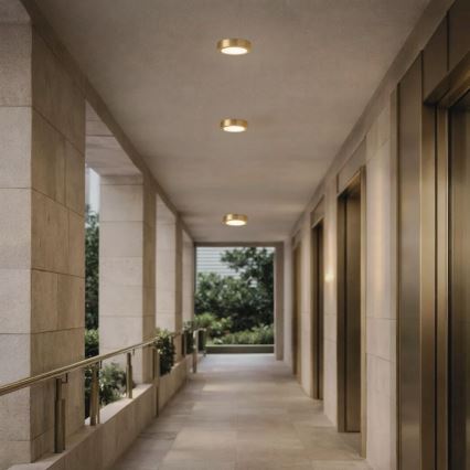 Rabalux - LED stropna svetilka za kopalnico LED/7W/230V pr. 12 cm IP44 zlata