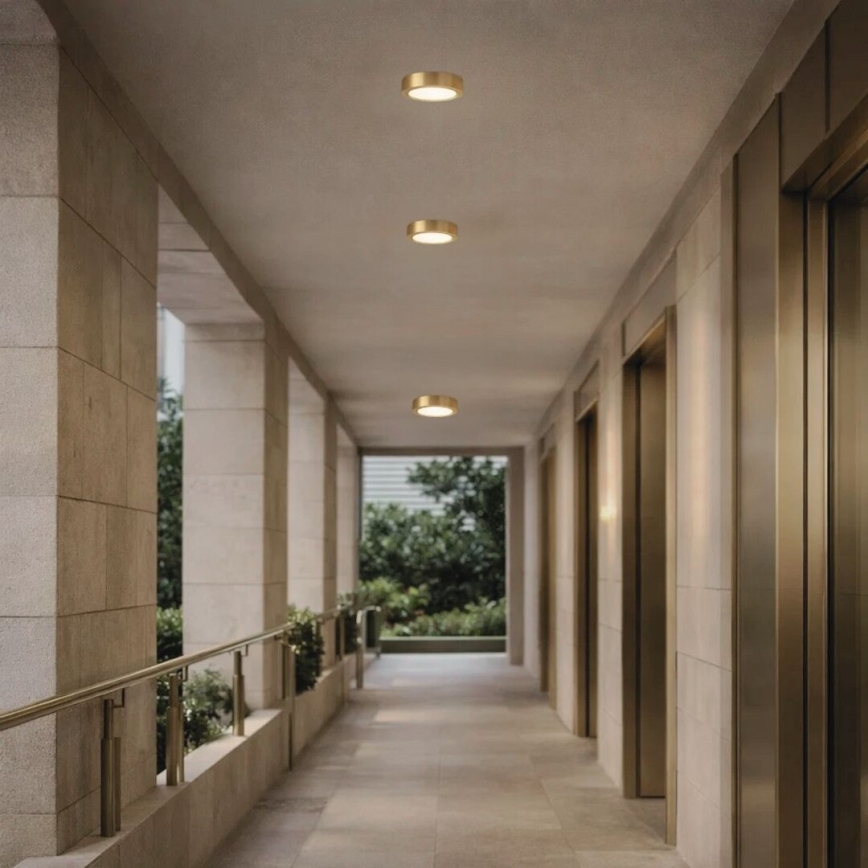 Rabalux - LED stropna svetilka za kopalnico LED/7W/230V pr. 12 cm IP44 zlata