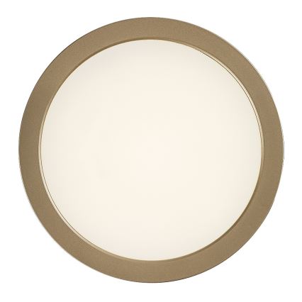 Rabalux - LED kopalniška stropna svetilka LED/24W/230V premer 22 cm IP44 zlata