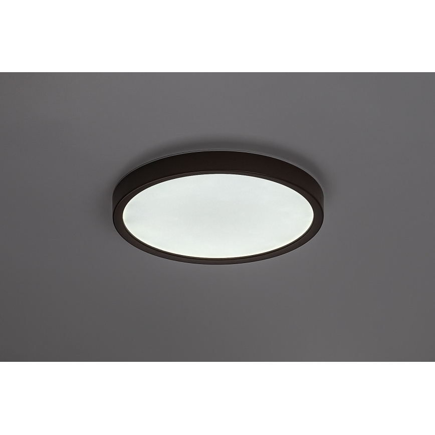 Rabalux - LED stropna svetilka za kopalnico LED/18W/230V 3000/4000/6000K premer 29 cm IP44 rjava