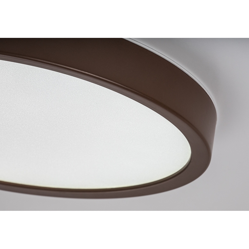 Rabalux - LED stropna svetilka za kopalnico LED/18W/230V 3000/4000/6000K premer 29 cm IP44 rjava