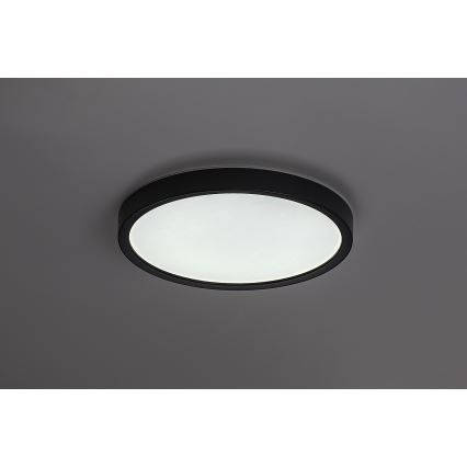 Rabalux - LED kopalniška stropna svetilka, 18 W, 230 V, 3000/4000/6000 K, Ø 29 cm, IP44, črna