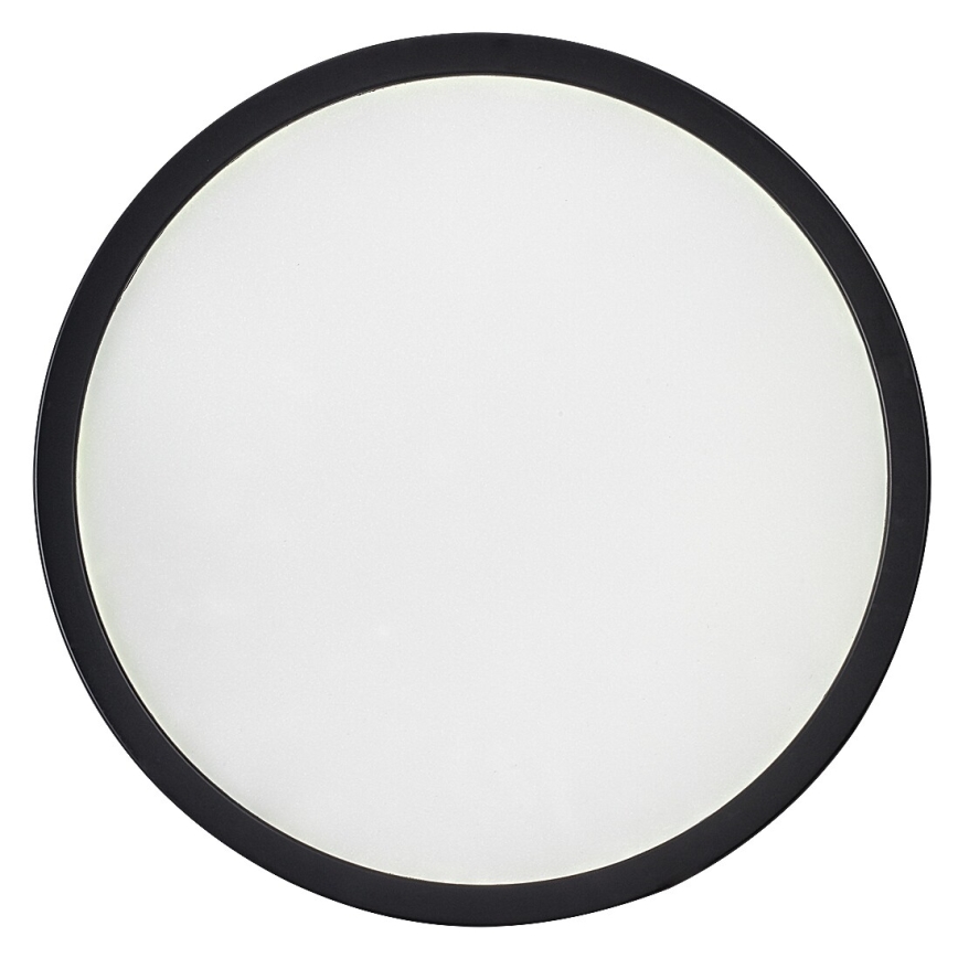 Rabalux - LED kopalniška stropna svetilka, 18 W, 230 V, 3000/4000/6000 K, Ø 29 cm, IP44, črna