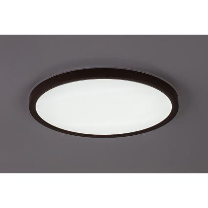 Rabalux - LED stropna svetilka za kopalnico LED/24W/230V 3000/4000/6000K premer 40 cm IP44 rjava