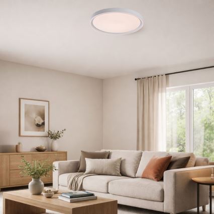 Rabalux - Zatemnjiva stropna LED svetilka LED/31W/230V IP40 3000-6500K premer 41,5 cm + daljinski upravljalnik