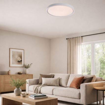 Rabalux - LED zatemnjevalno stropno svetilo LED/54W/230V IP40 3000-6500K premer 52 cm + daljinski upravljalnik