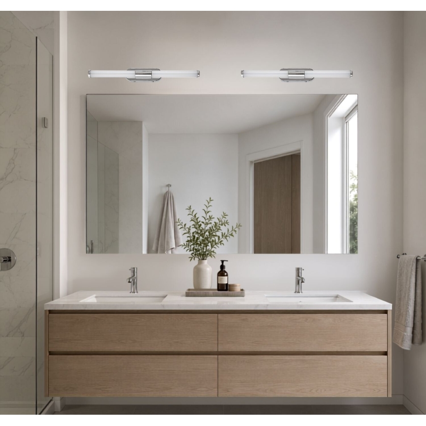 Rabalux - LED kopalniška osvetlitev za ogledalo LED/6W/230V IP44 40 cm sijajni krom