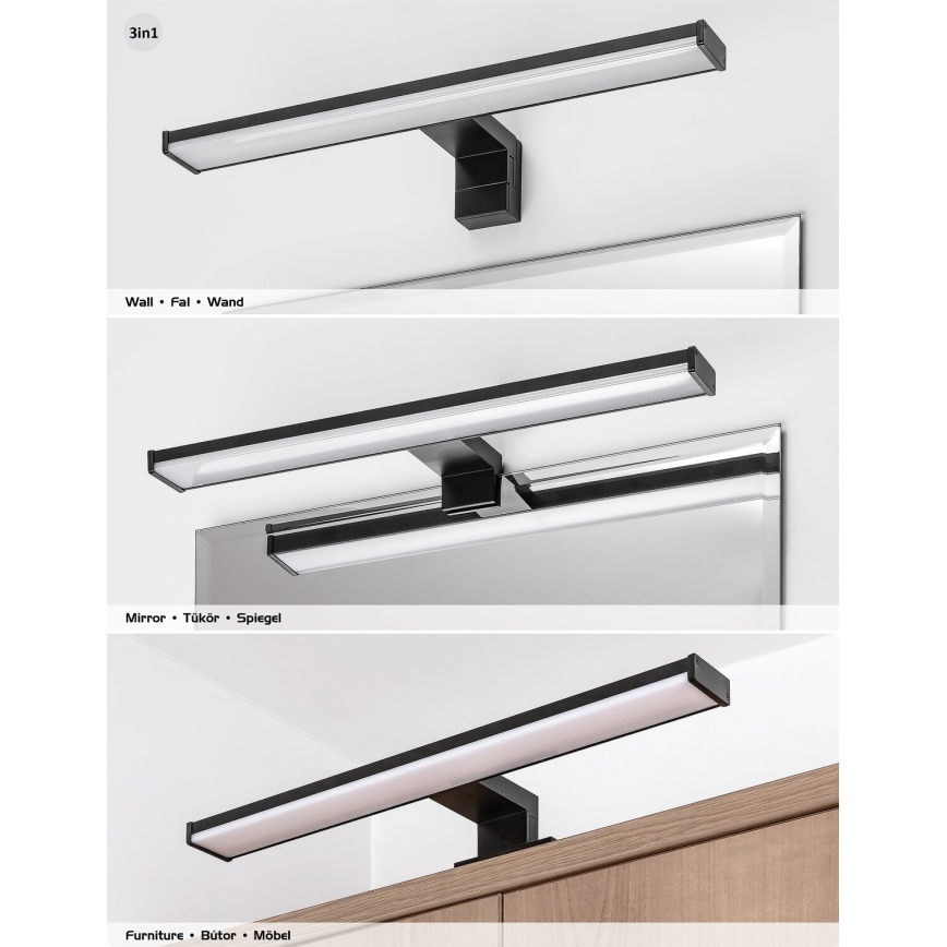 Rabalux - LED kopalniška ogledalna svetilka LED/8W/230V IP44 40 cm