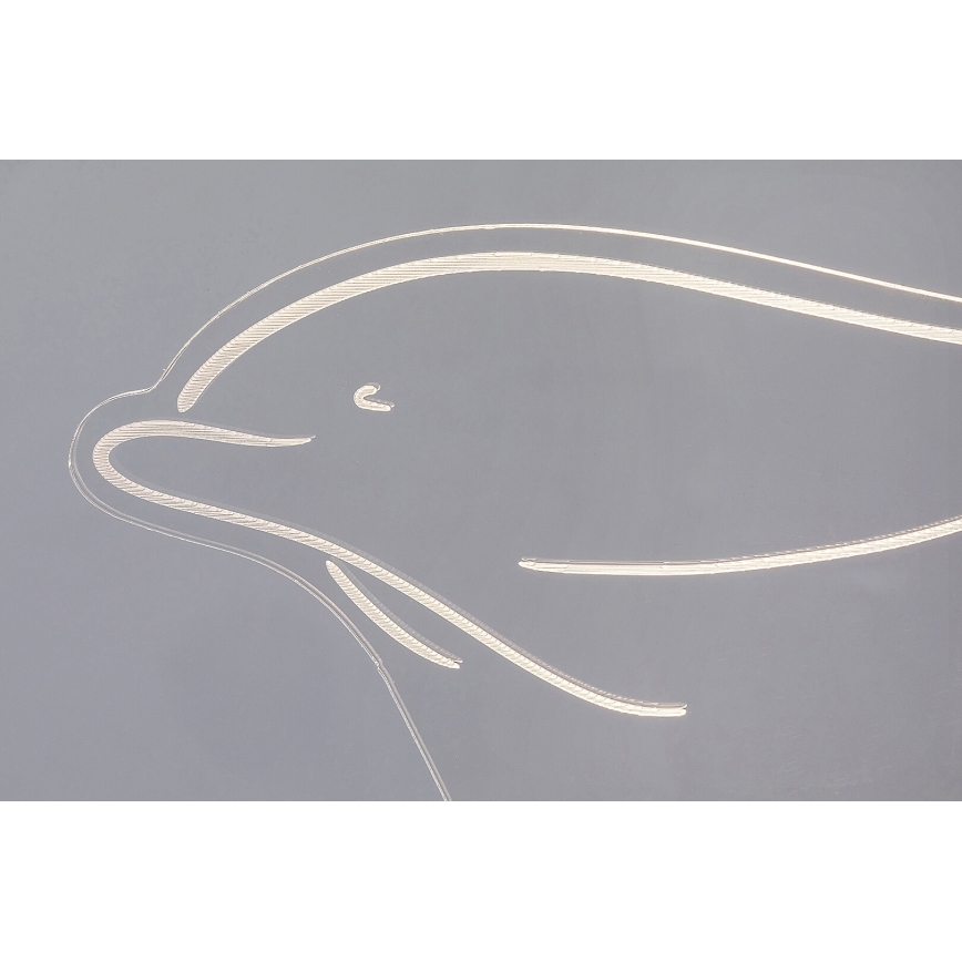 Rabalux 76002 - LED Otroška namizna svetilka AKALI LED/2W/5V 3000K delfin bukev