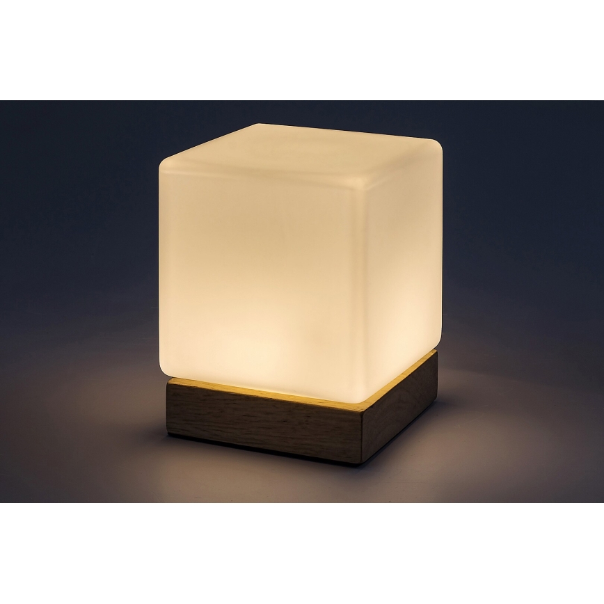 Rabalux - LED Zatemnitvena namizna svetilka LED/1,2W/5V 3000K bukev