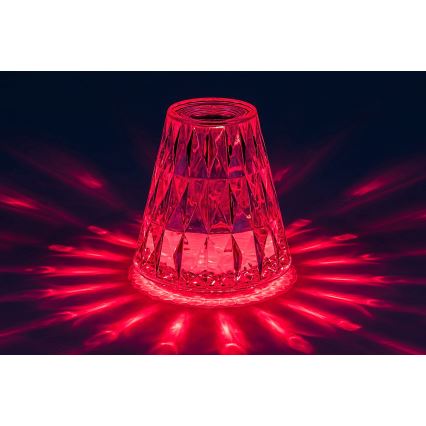 Rabalux - LED RGB Zatemnitvena polnilna namizna svetilka LED/2W/5V 3000K