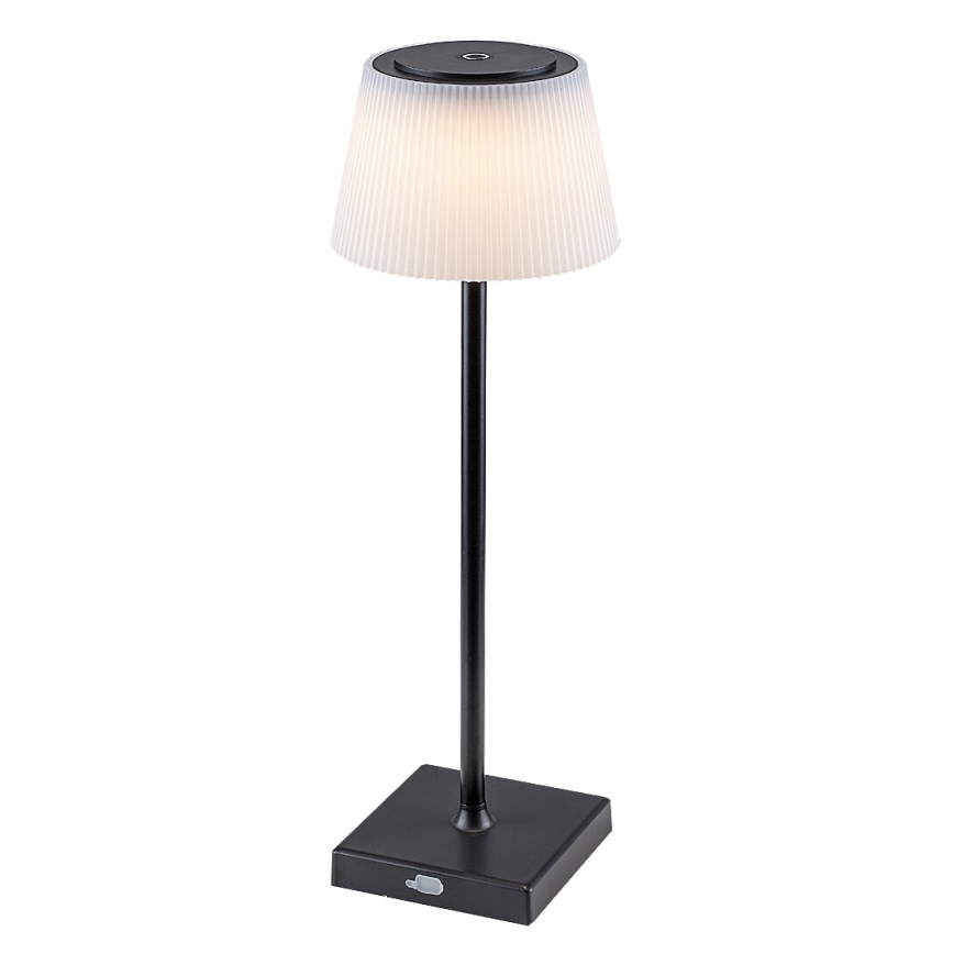 Rabalux - LED Zatemnitvena polnilna namizna svetilka LED/4W/3,7V 1800 mAh 3000-5000K IP44 črna