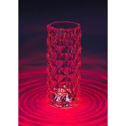 Rabalux 76015 - LED RGB Zatemnitven miza polnilna svetilka SIGGY LED/1,5W/3,7V 800 mAh