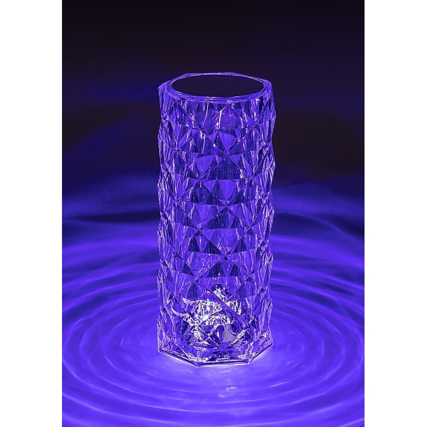 Rabalux 76015 - LED RGB Zatemnitven miza polnilna svetilka SIGGY LED/1,5W/3,7V 800 mAh