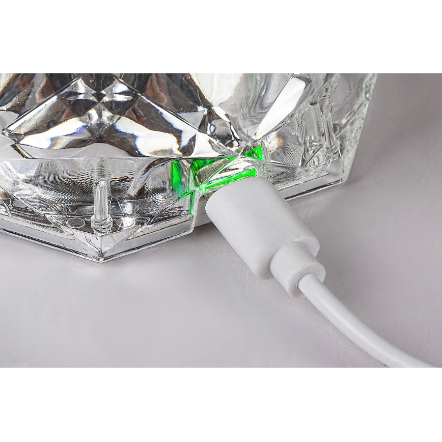 Rabalux 76015 - LED RGB Zatemnitven miza polnilna svetilka SIGGY LED/1,5W/3,7V 800 mAh