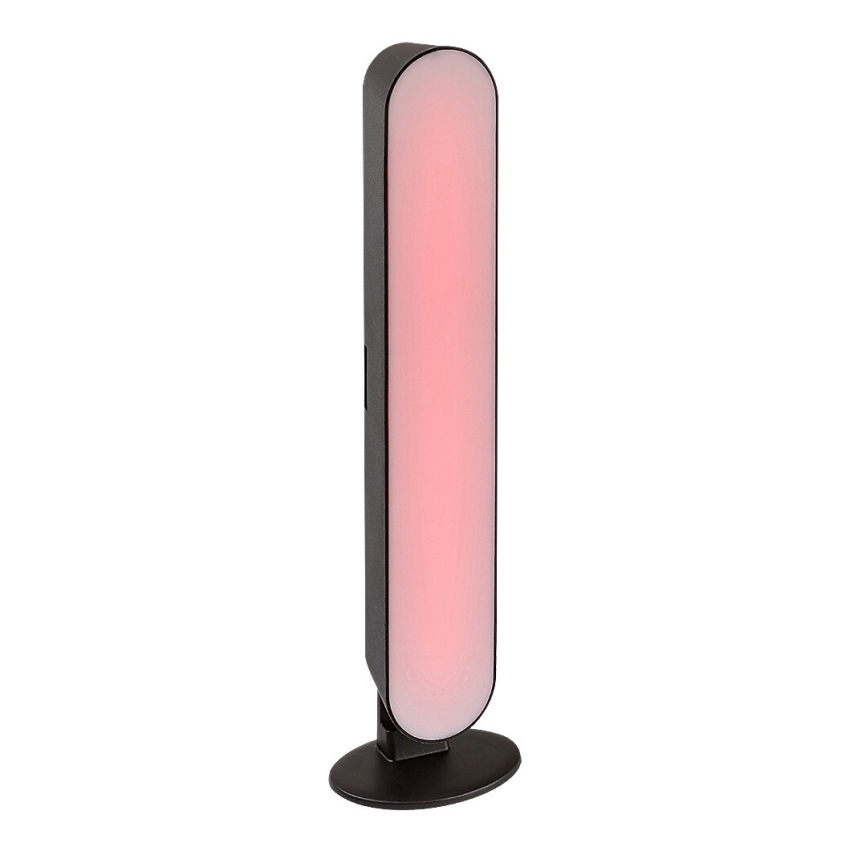 Rabalux - LED RGB Zatemnitvena polnilna namizna svetilka LED/3W/5V črna + Daljinski upravljalnik