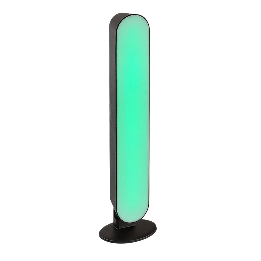 Rabalux - LED RGB Zatemnitvena polnilna namizna svetilka LED/3W/5V črna + Daljinski upravljalnik
