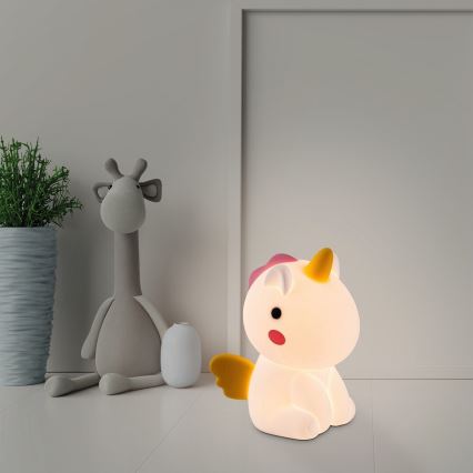 Rabalux - LED RGB Zatemnitven na dotik rechargeable children's majhen svetilka LED/0,45W/5V