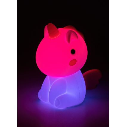 Rabalux - LED RGB Zatemnitven na dotik rechargeable children's majhen svetilka LED/0,45W/5V