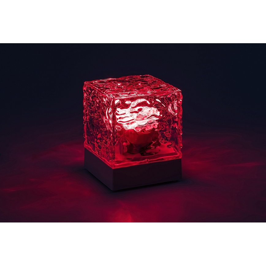 Rabalux - LED RGB Zatemnitvena polnilna namizna svetilka LED/1W/5V + Daljinski upravljalnik
