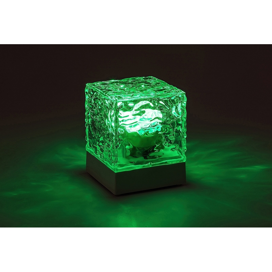 Rabalux - LED RGB Zatemnitvena polnilna namizna svetilka LED/1W/5V + Daljinski upravljalnik