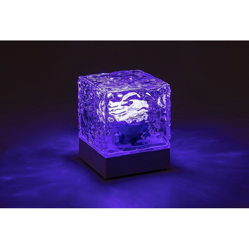Rabalux - LED RGB Zatemnitvena polnilna namizna svetilka LED/1W/5V + Daljinski upravljalnik