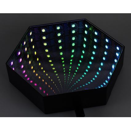 Rabalux - LED RGB Zatemnitvena namizna svetilka LED/1W/5V/3xAA + Daljinski upravljalnik