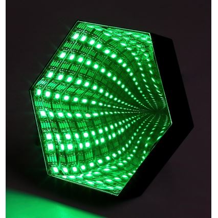 Rabalux - LED RGB Zatemnitvena namizna svetilka LED/1W/5V/3xAA + Daljinski upravljalnik