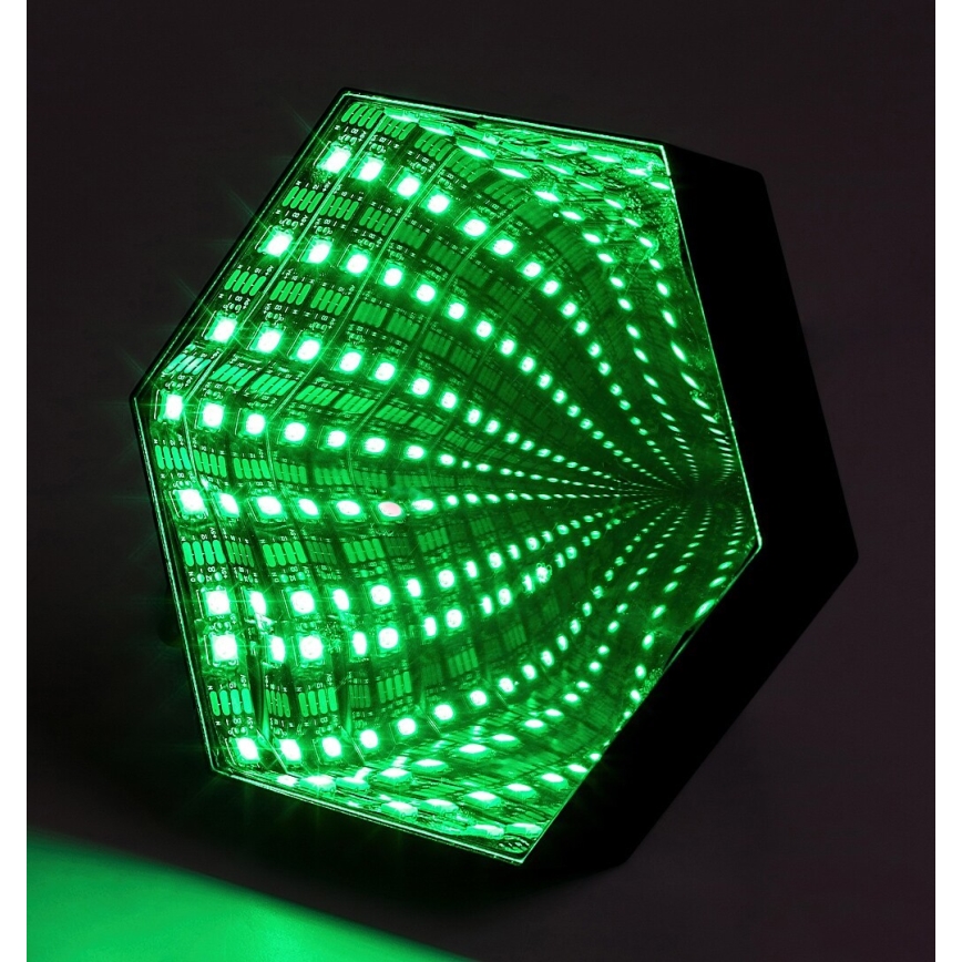 Rabalux - LED RGB Zatemnitvena namizna svetilka LED/1W/5V/3xAA + Daljinski upravljalnik