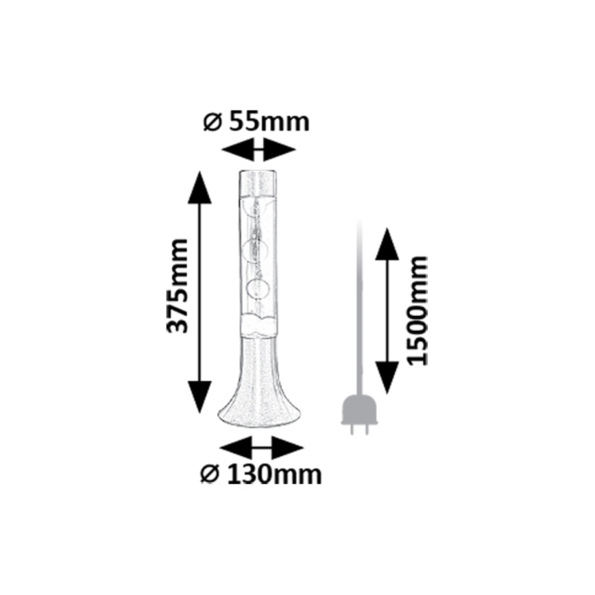 Rabalux - LED Lava svetilka LED/25W/230V