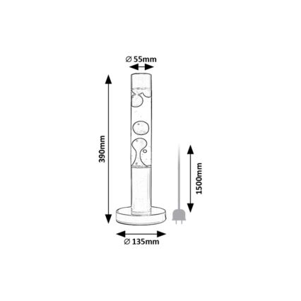Rabalux - LED Lava svetilka LED/25W/230V