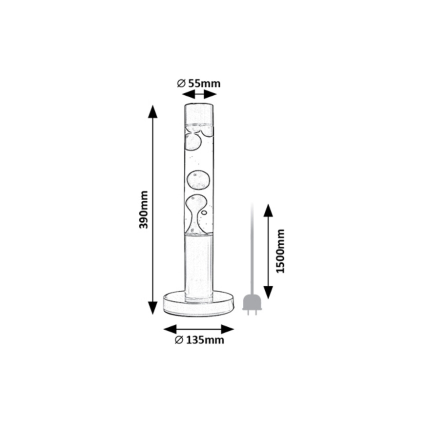 Rabalux - LED Lava svetilka LED/25W/230V