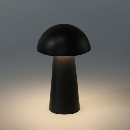Rabalux - zatemnljiva zunanja LED svetilka na dotik, polnilna, LED/1,5W/5V, IP44, 1200 mAh, USB, črna