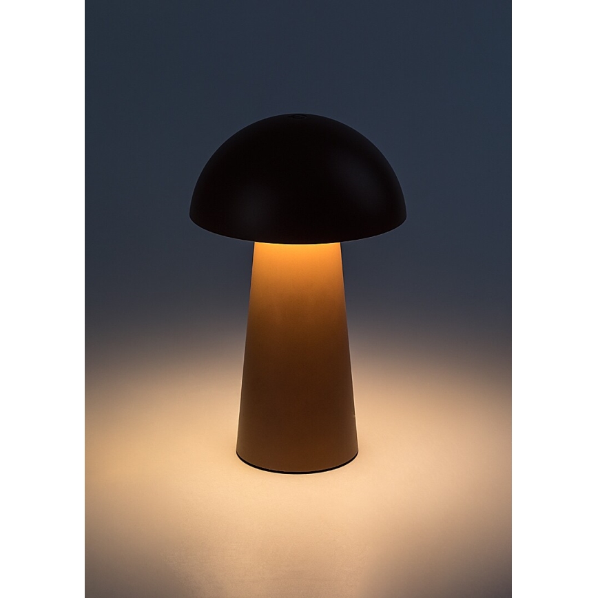 Rabalux - LED zatemnjevalna zunanja svetilka na dotik, polnilna, LED/1,5W/5V, IP44, 1200 mAh, USB, rjava