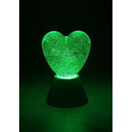 Rabalux - LED dekorativna svetilka LED/0,8W/3xAA v obliki srca