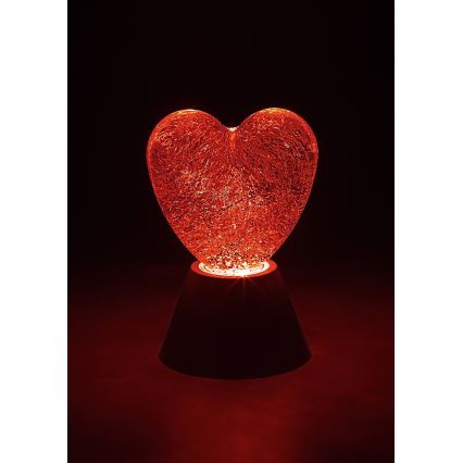 Rabalux - LED dekorativna svetilka LED/0,8W/3xAA v obliki srca