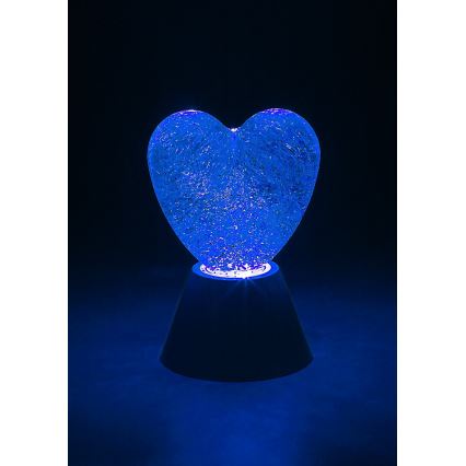 Rabalux - LED dekorativna svetilka LED/0,8W/3xAA v obliki srca