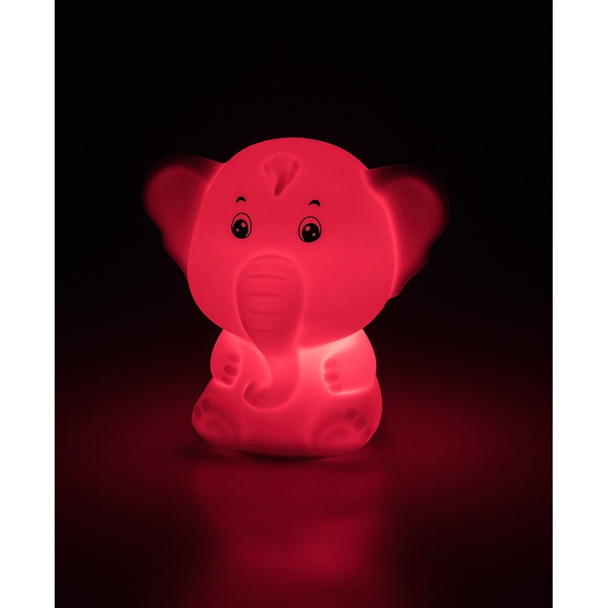 Rabalux - LED RGB nočna svetilka na dotik LED/0,05W/1xCR2032 slon