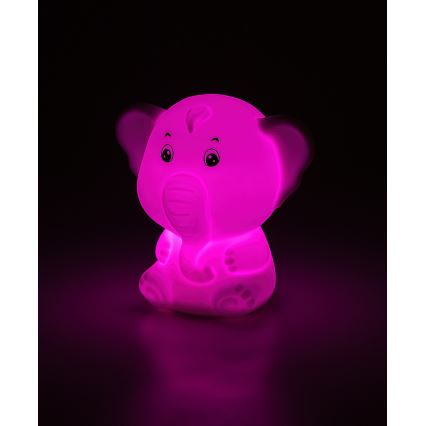 Rabalux - LED RGB nočna svetilka na dotik LED/0,05W/1xCR2032 slon