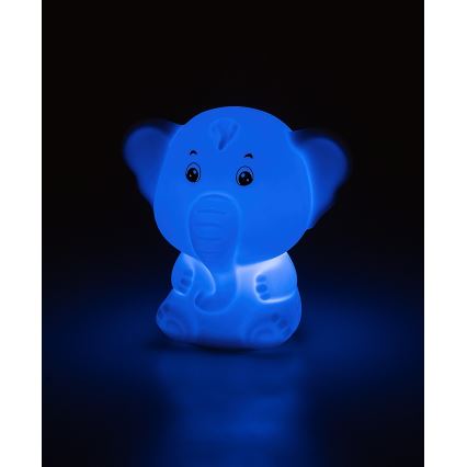 Rabalux - LED RGB nočna svetilka na dotik LED/0,05W/1xCR2032 slon