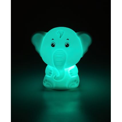 Rabalux - LED RGB nočna svetilka na dotik LED/0,05W/1xCR2032 slon