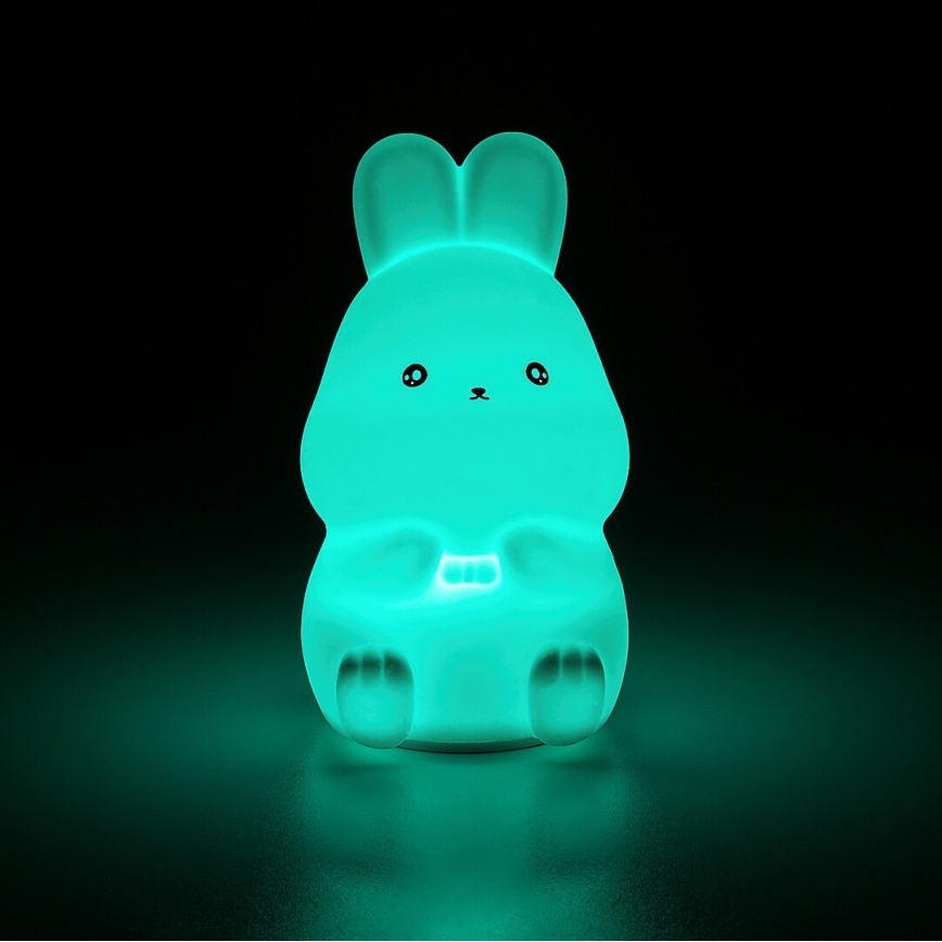 Rabalux - LED RGB nočna lučka na dotik LED/0,05W/1xCR2032 zajček