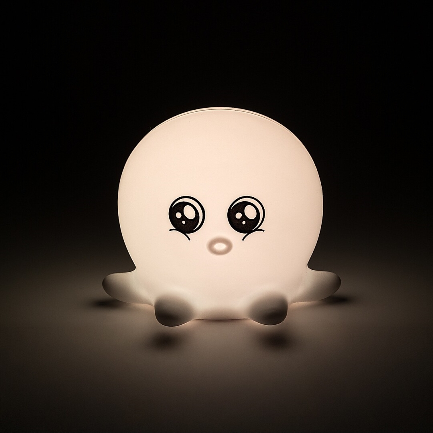 Rabalux - LED RGB nočna lučka na dotik LED/0,05W/1xCR2032 hobotnica