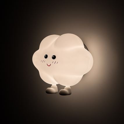 Rabalux - LED zatemnljivo polnilno otroško nočno svetilo na dotik LED/2,7W/5V 200 mAh oblak