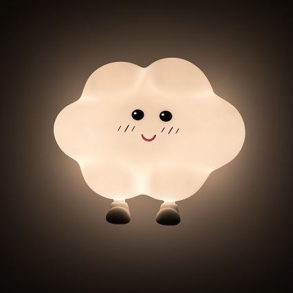 Rabalux - LED zatemnljivo polnilno otroško nočno svetilo na dotik LED/2,7W/5V 200 mAh oblak